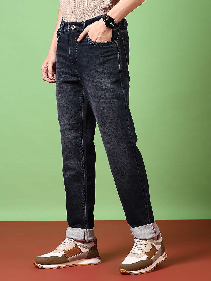 men washed mid rise straight fit jean - 21670364 - Standard Image - 2