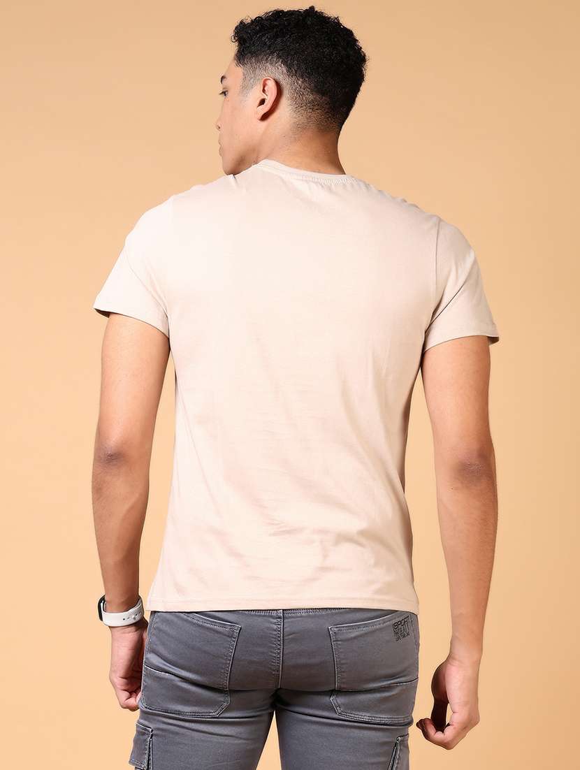 men solid short sleeve t-shirt - 21670766 - Standard Image - 2