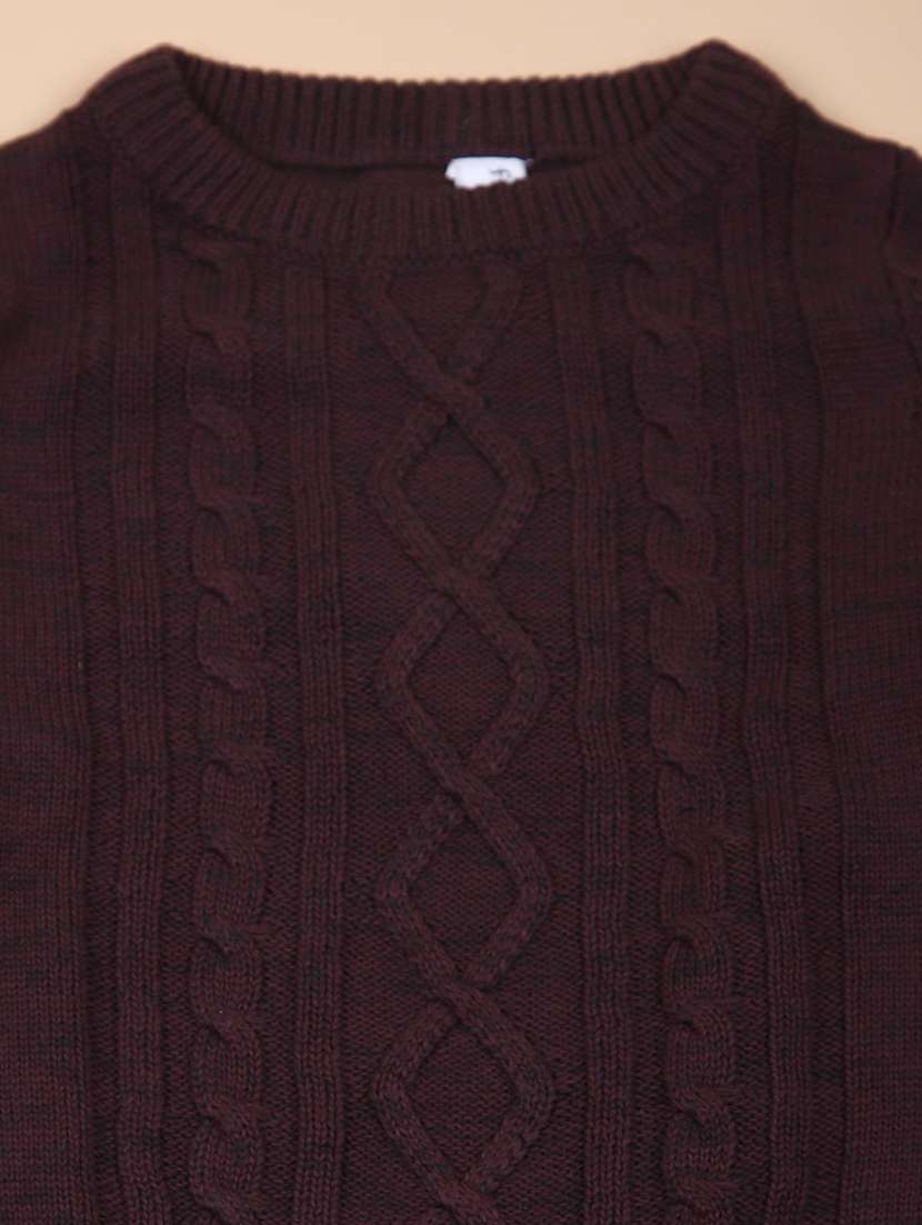 boys self design long sleeve sweater - 21670828 -  Standard Image - 2