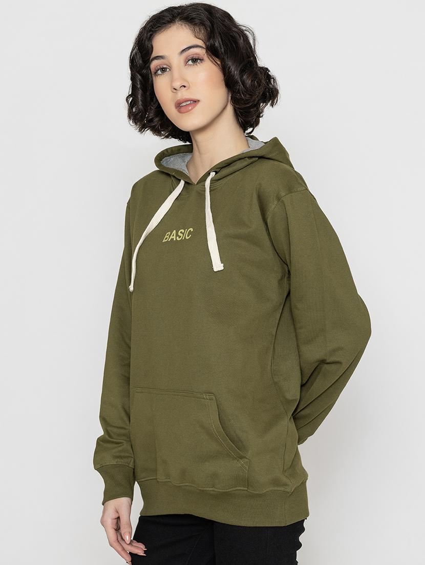women chest print long sleeves sweatshirt - 21670915 - Standard Image - 2
