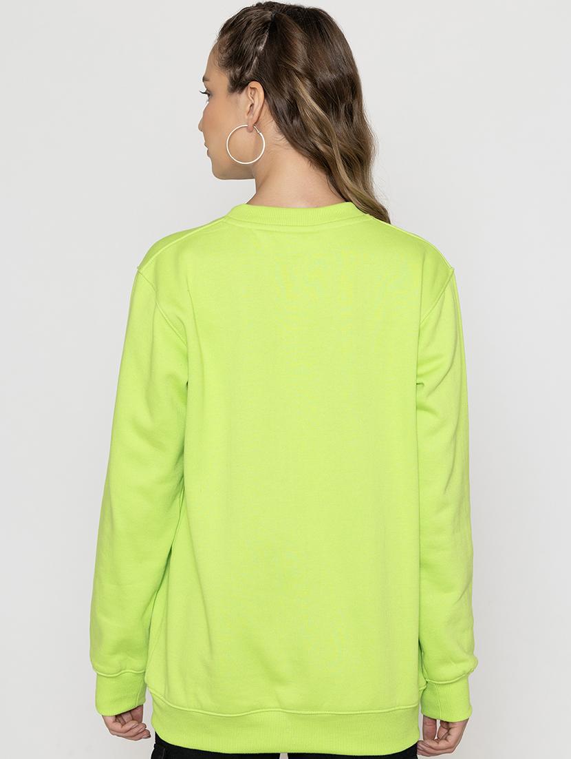 women placement print long sleeve sweatshirt - 21670918 - Standard Image - 2