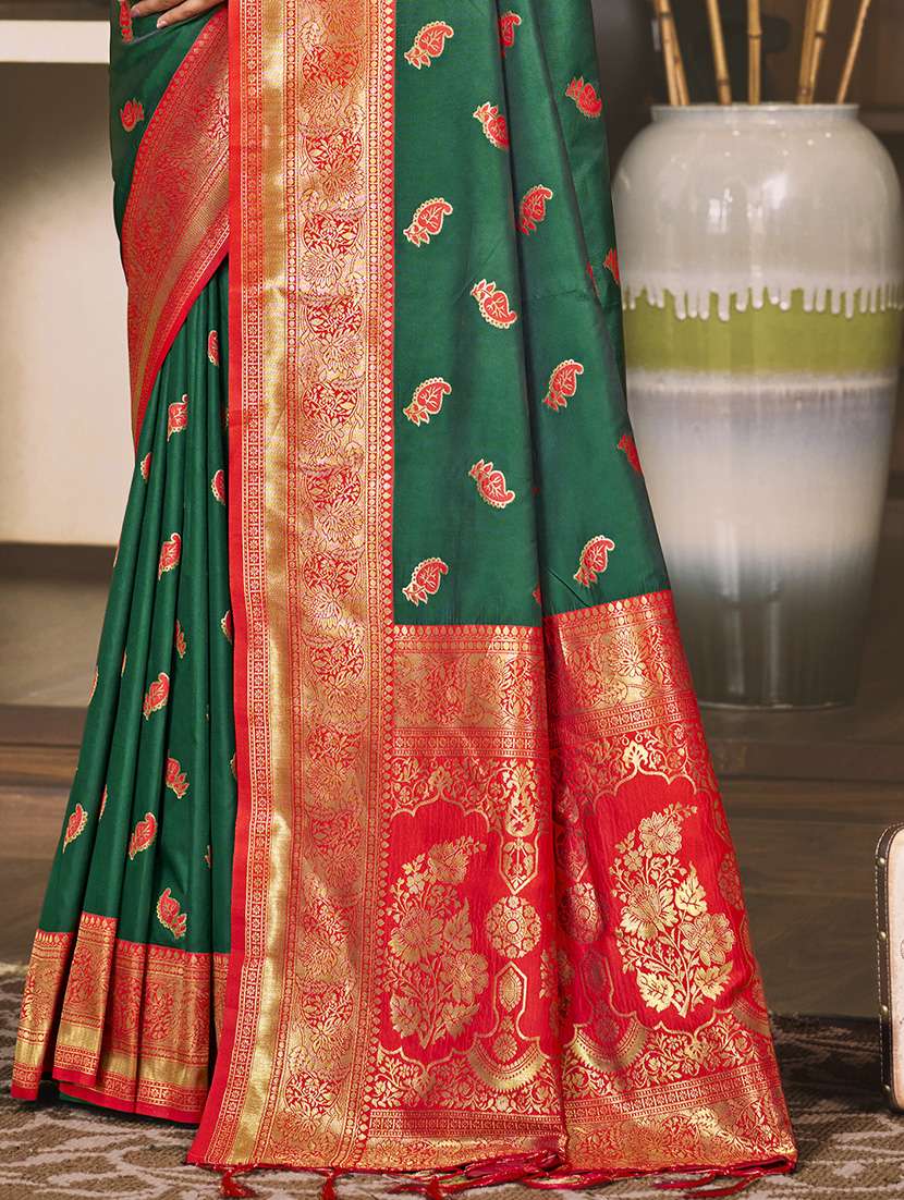 women self design banarasi saree with blouse - 21671029 -  Standard Image - 2