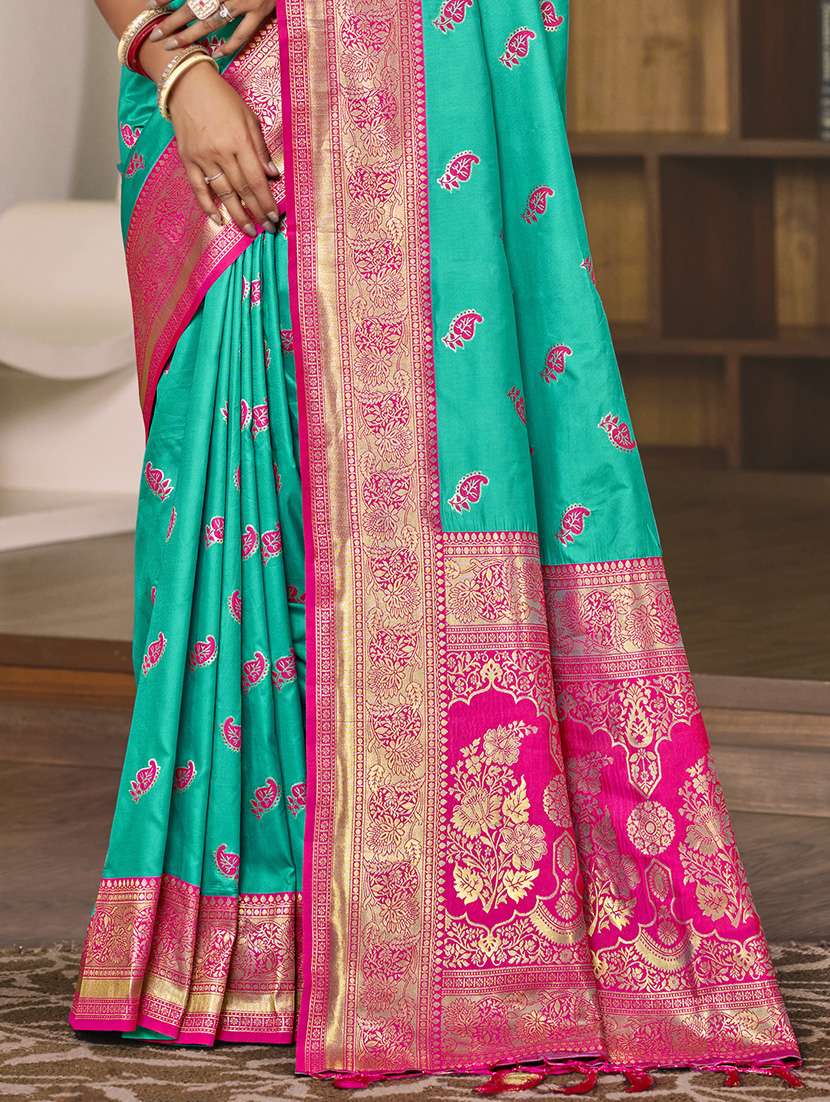 women self design banarasi saree with blouse - 21671032 -  Standard Image - 2