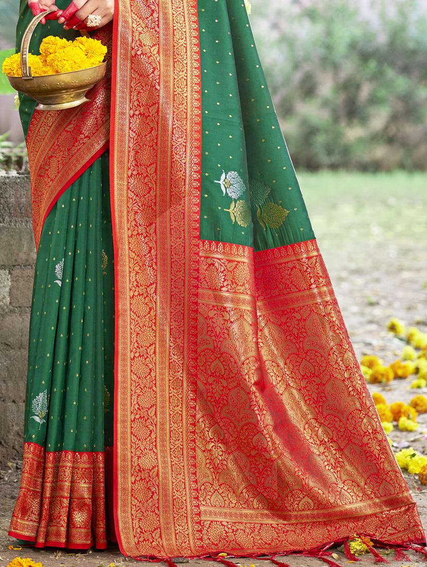 women self design banarasi saree with blouse - 21671069 - Standard Image - 2