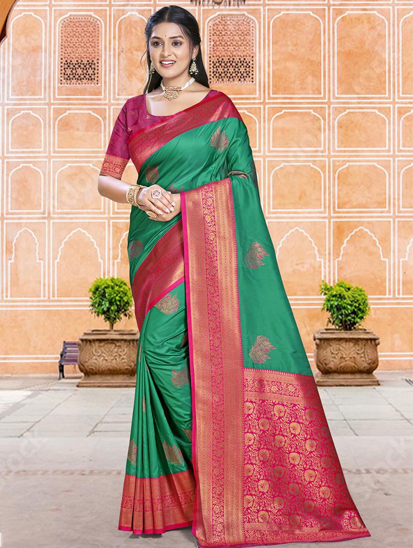women self design bordered saree with blouse - 21671113 -  Zoom Image - 0