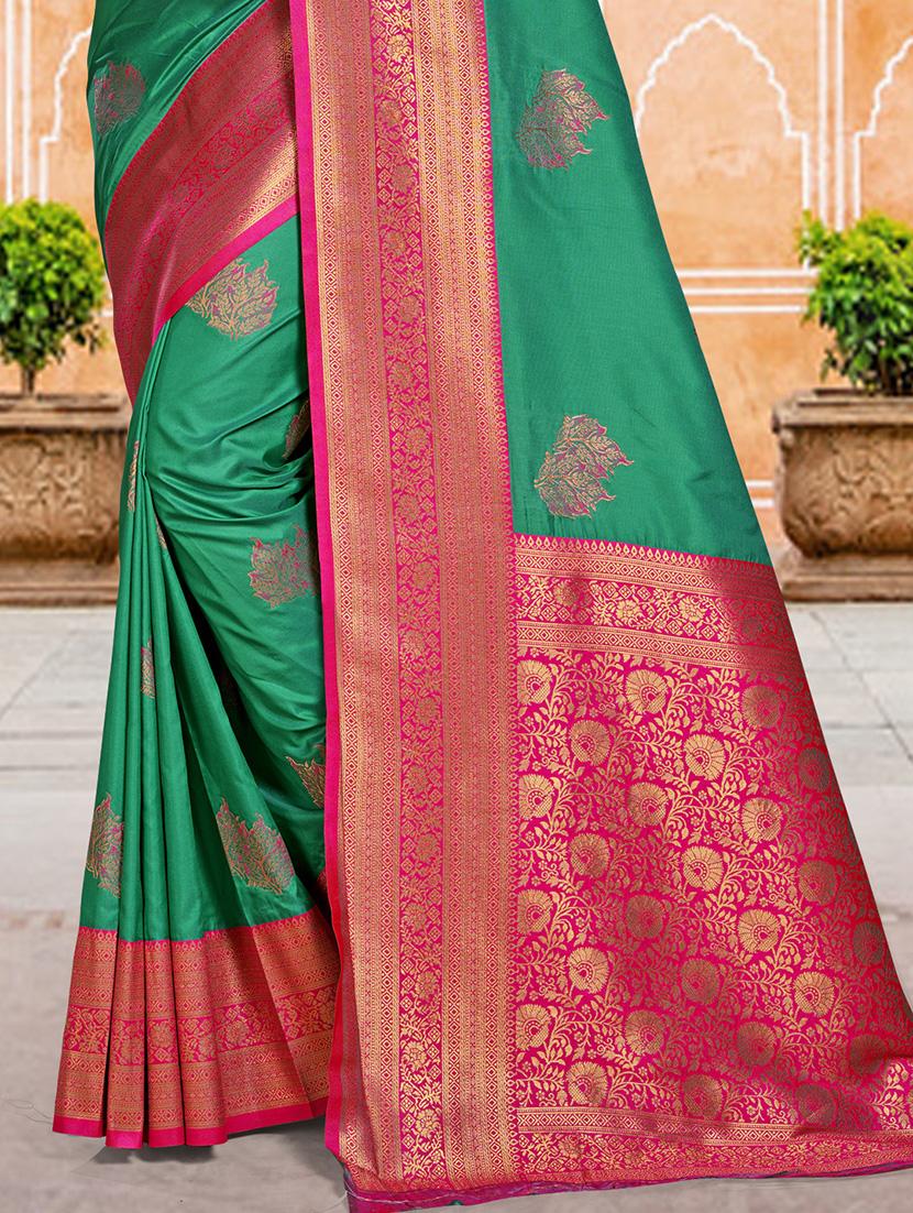 women self design bordered saree with blouse - 21671113 - Standard Image - 2