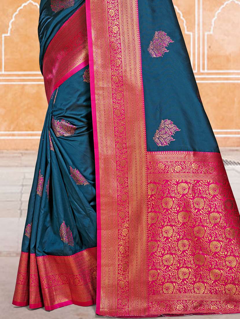 women self design bordered saree with blouse - 21671120 -  Standard Image - 2