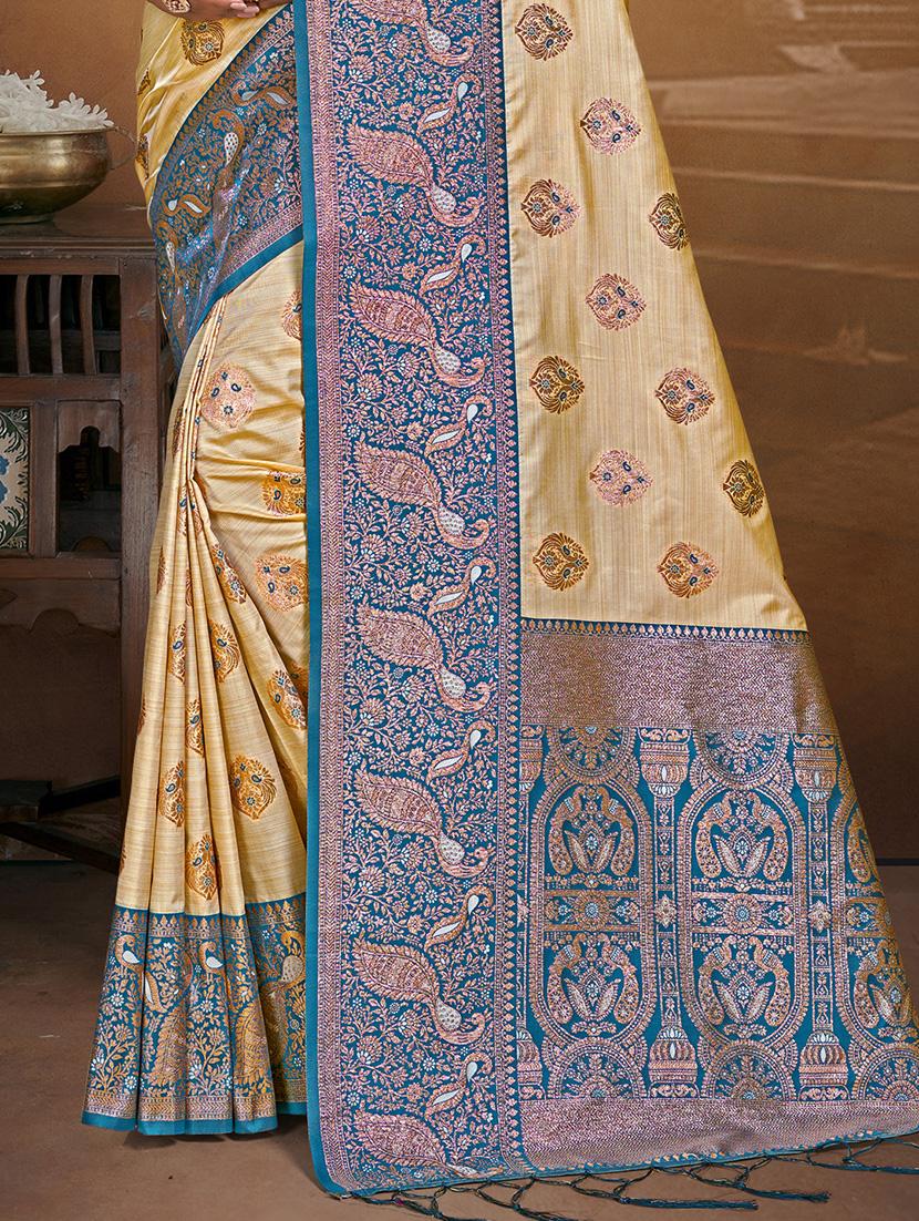 women self design bordered saree with blouse - 21671122 - Standard Image - 2