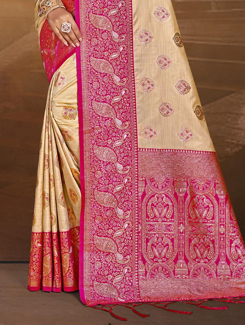 women self design bordered saree with blouse - 21671123 - Standard Image - 2