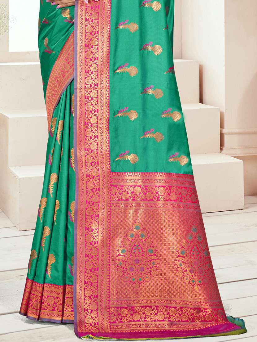 women self design bordered saree with blouse - 21671184 - Standard Image - 2