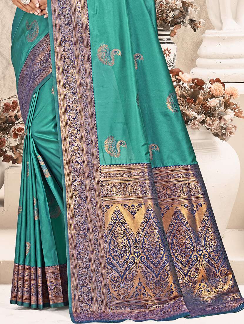 women self design bordered saree with blouse - 21671195 -  Standard Image - 2