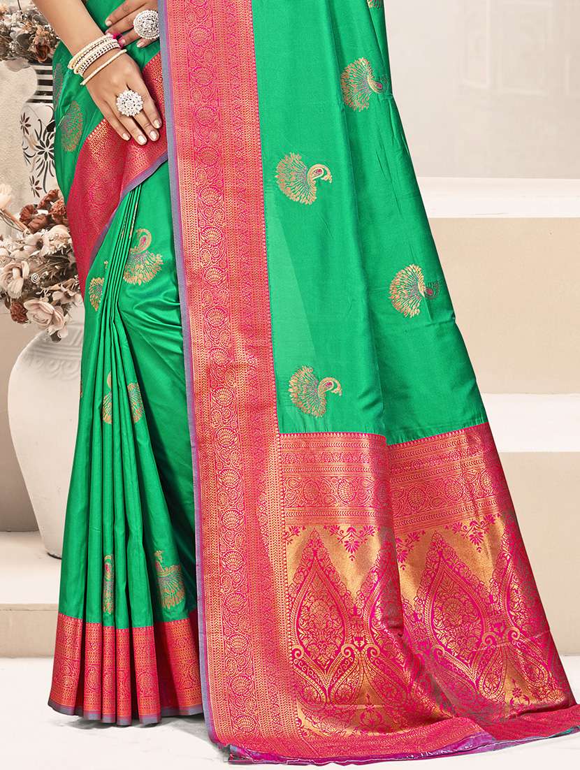 women self design bordered saree with blouse - 21671197 -  Standard Image - 2