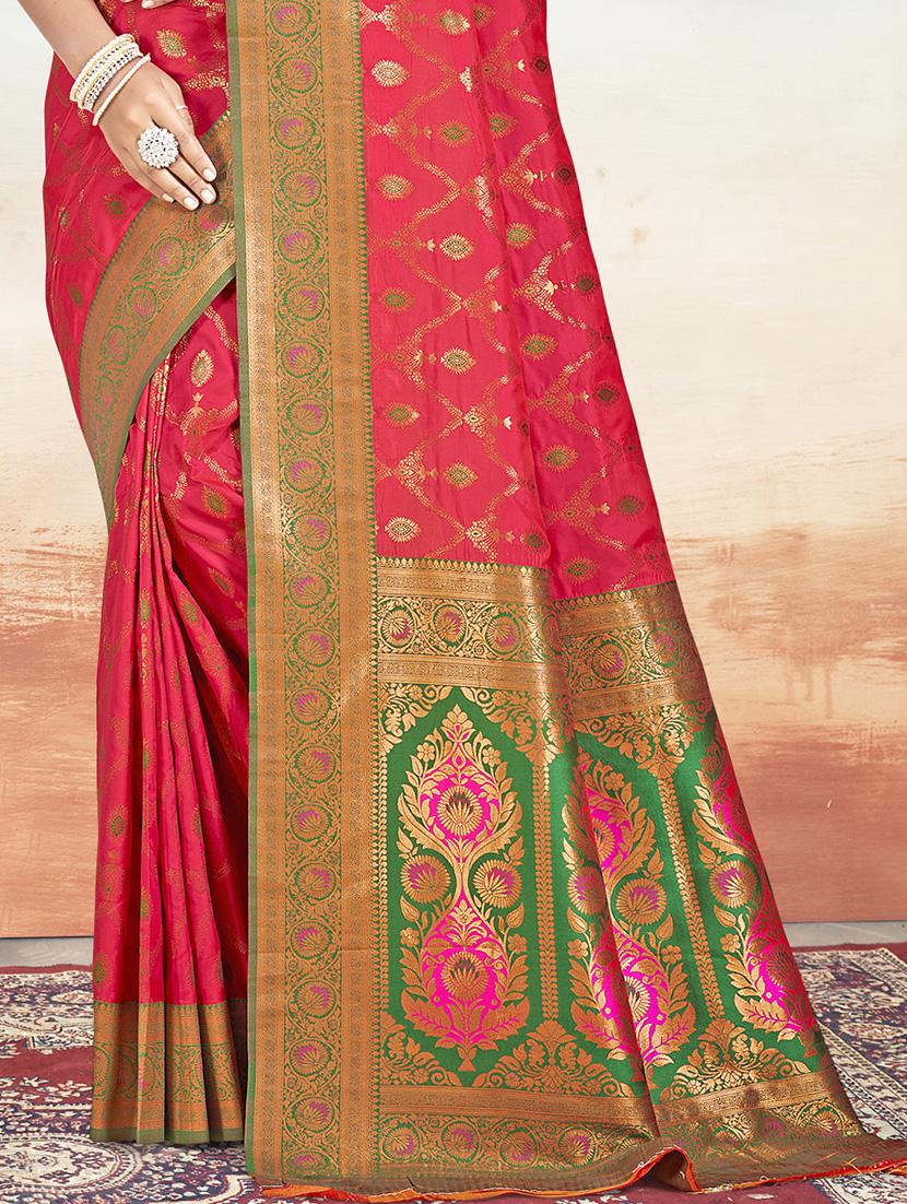 women self design banarasi saree with blouse - 21671208 - Standard Image - 2