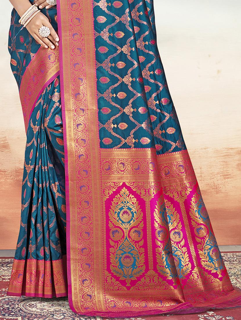 women self design banarasi saree with blouse - 21671209 - Standard Image - 2