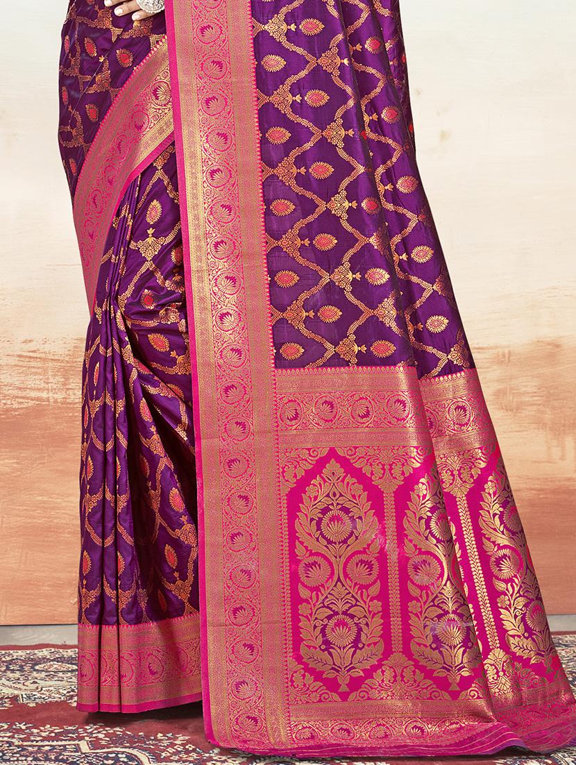 women self design banarasi saree with blouse - 21671211 - Standard Image - 2