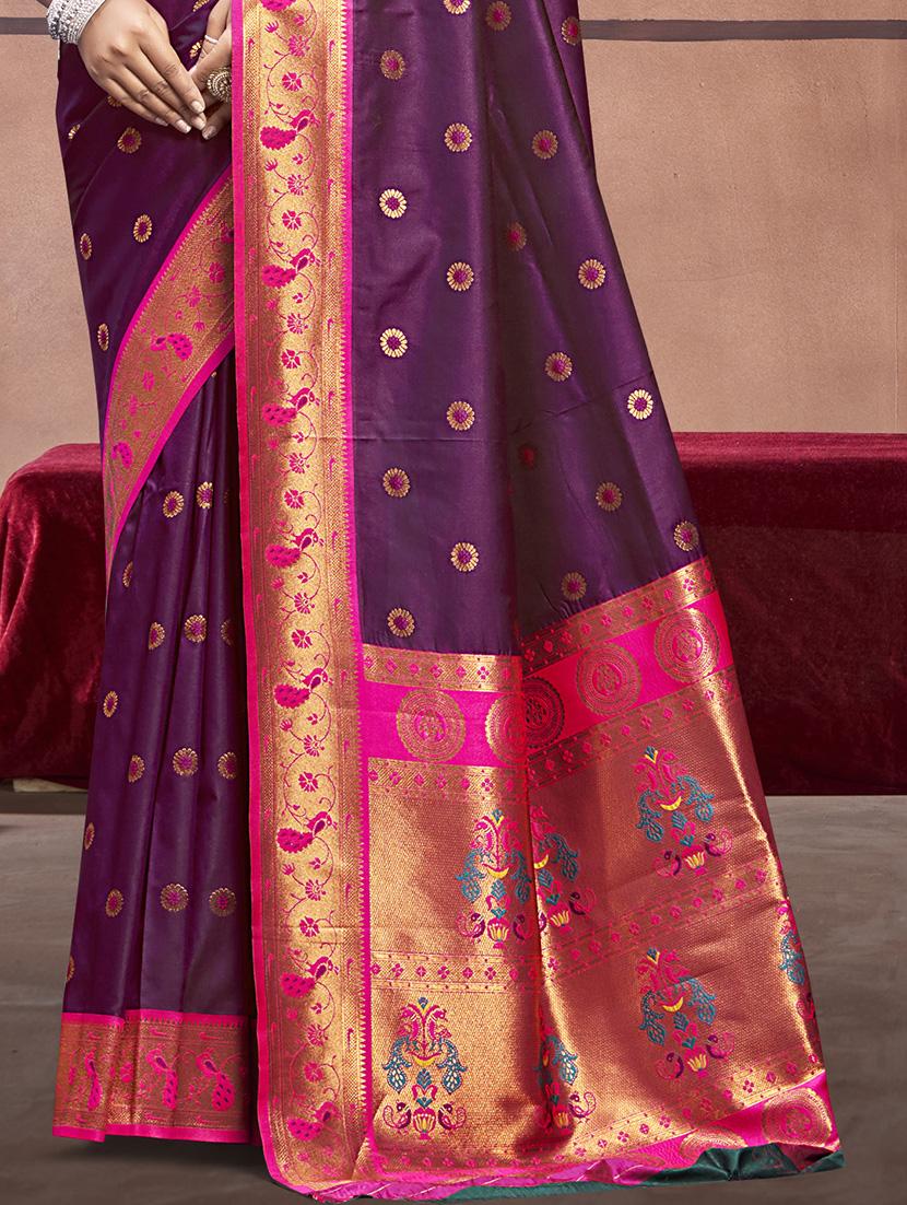 women self design paithani saree with blouse - 21671215 - Standard Image - 2
