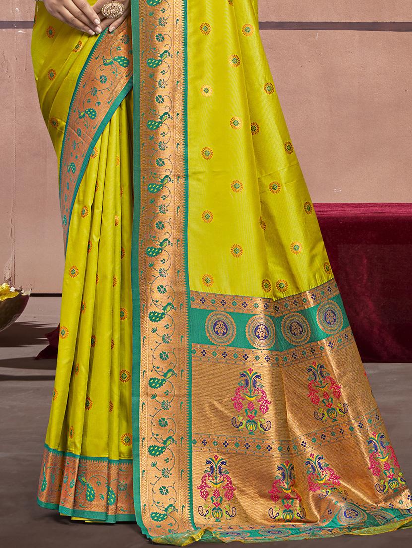 women self design paithani saree with blouse - 21671221 - Standard Image - 2