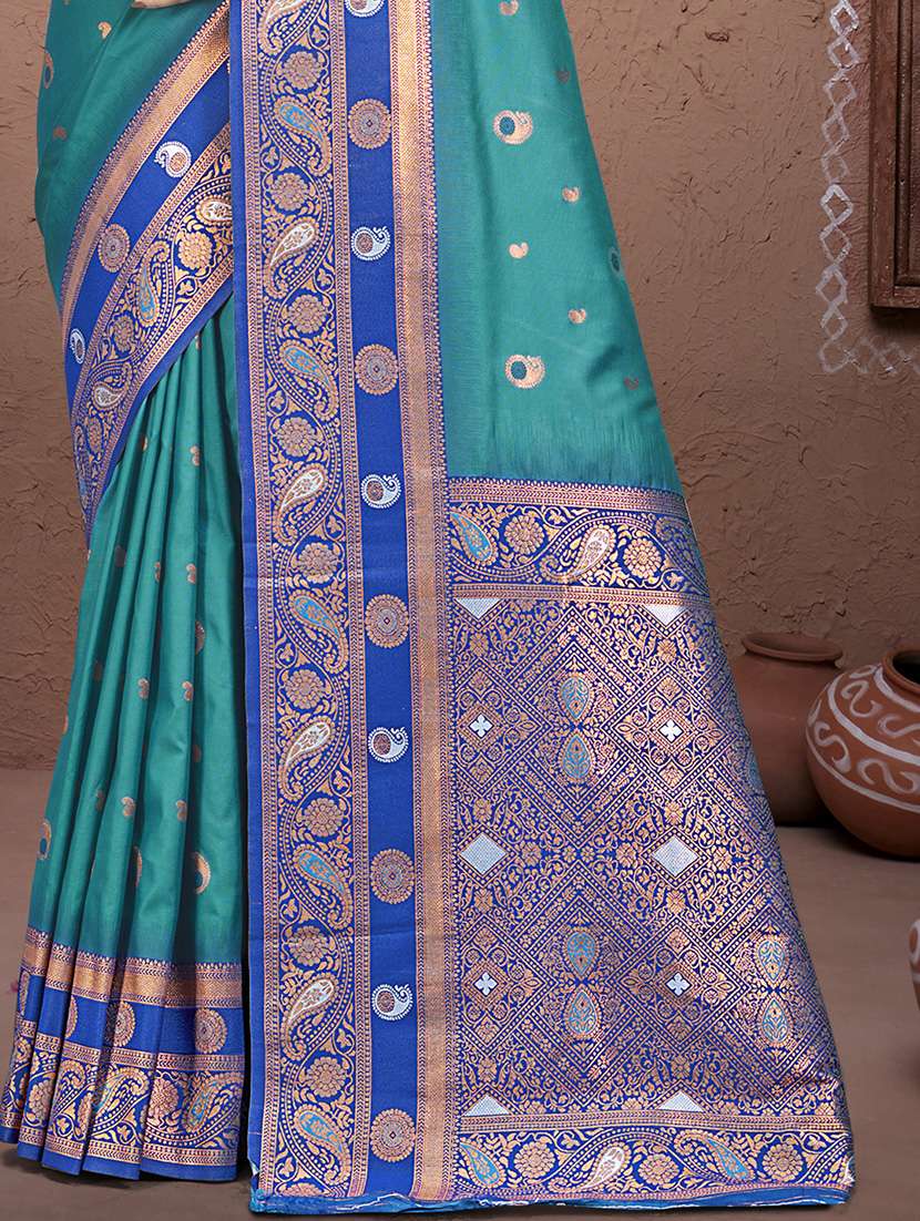 women self design bordered saree with blouse - 21671256 -  Standard Image - 2