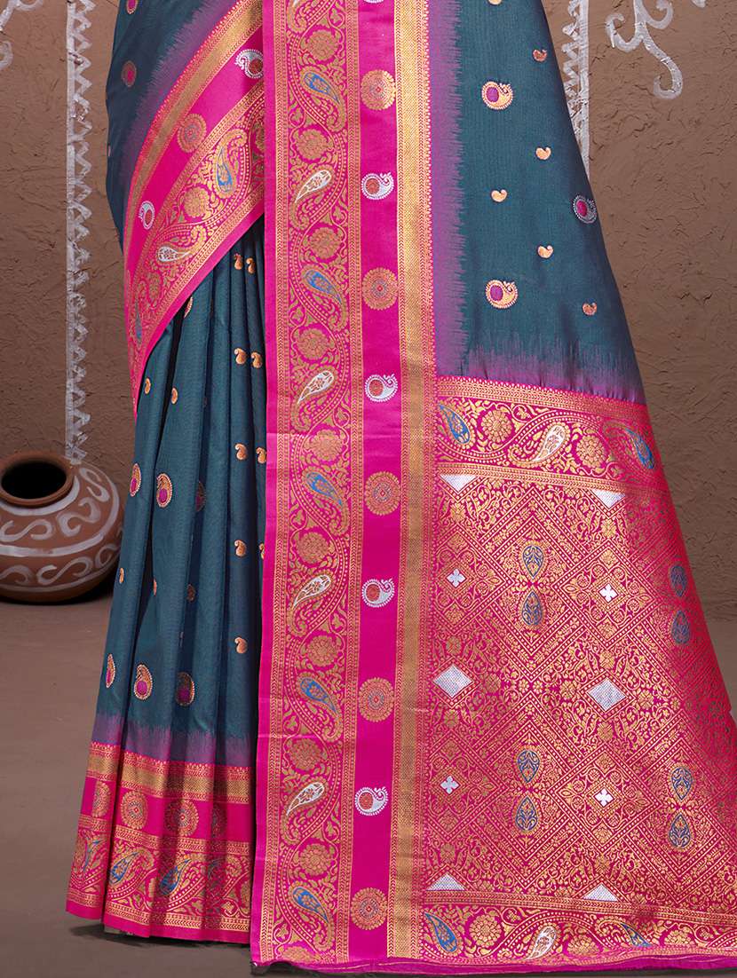 women self design bordered saree with blouse - 21671259 -  Standard Image - 2
