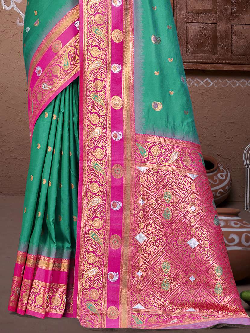 women self design bordered saree with blouse - 21671260 -  Standard Image - 2