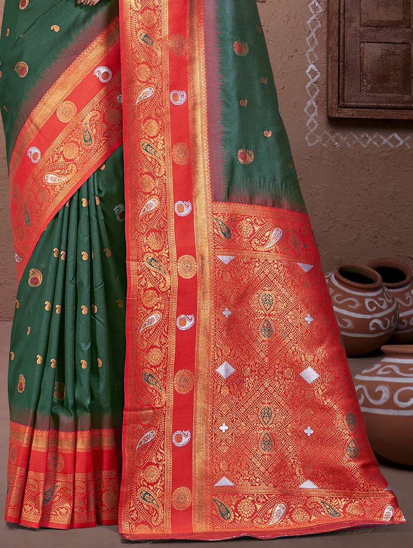 women self design bordered saree with blouse - 21671262 -  Standard Image - 2