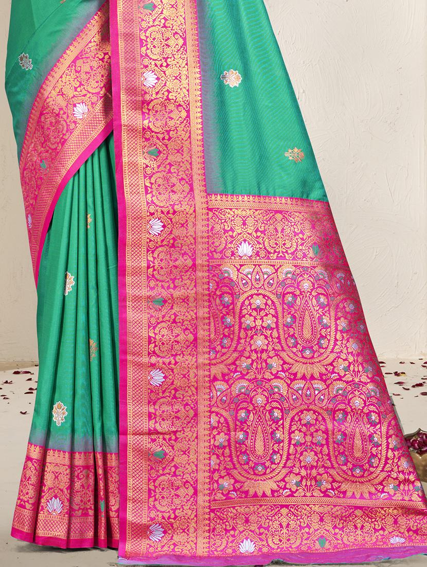 women self design bordered saree with blouse - 21671270 - Standard Image - 2
