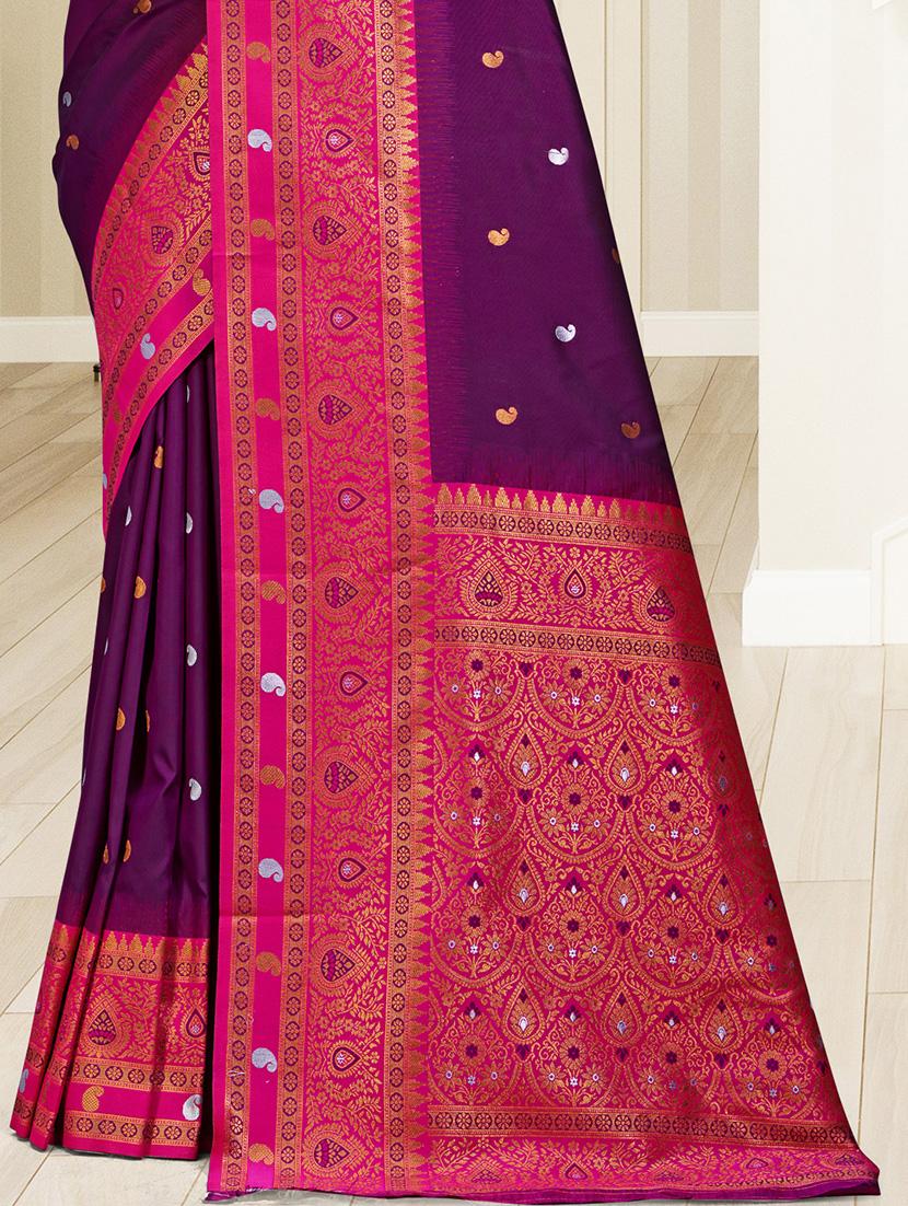 women self design bordered saree with blouse - 21671271 - Standard Image - 2