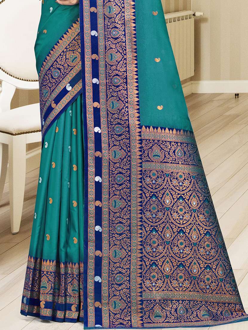women self design bordered saree with blouse - 21671272 - Standard Image - 2