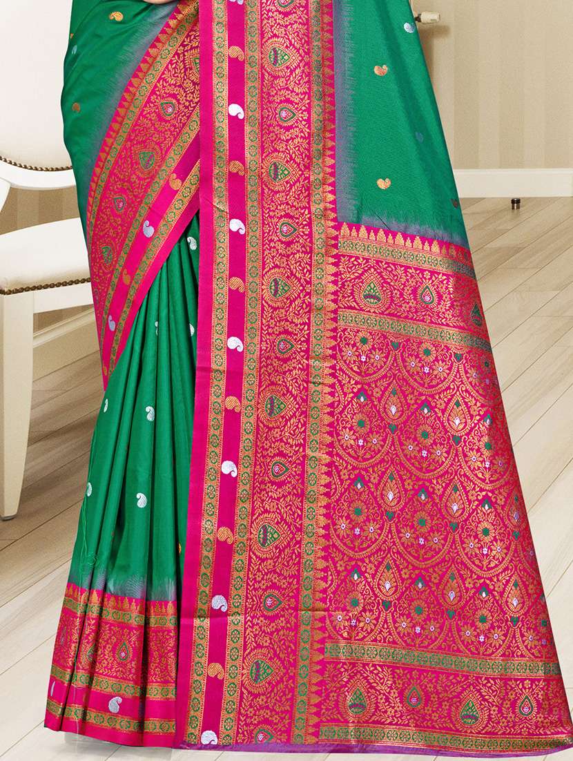 women self design bordered saree with blouse - 21671276 -  Standard Image - 2