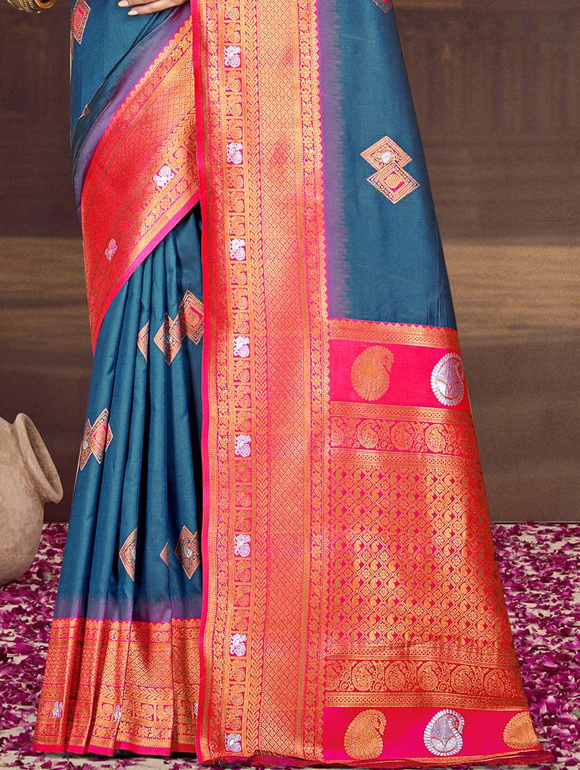women self design bordered saree with blouse - 21671315 -  Standard Image - 2