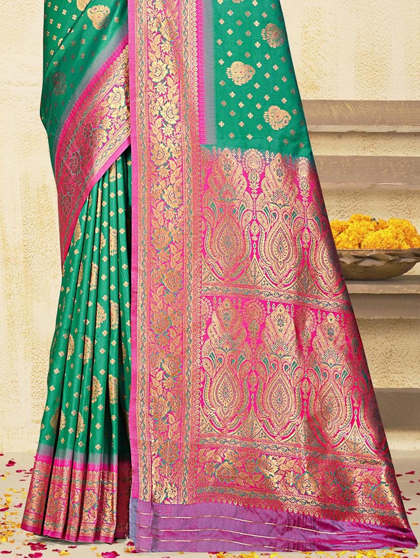 women self design banarasi saree with blouse - 21671324 - Standard Image - 2