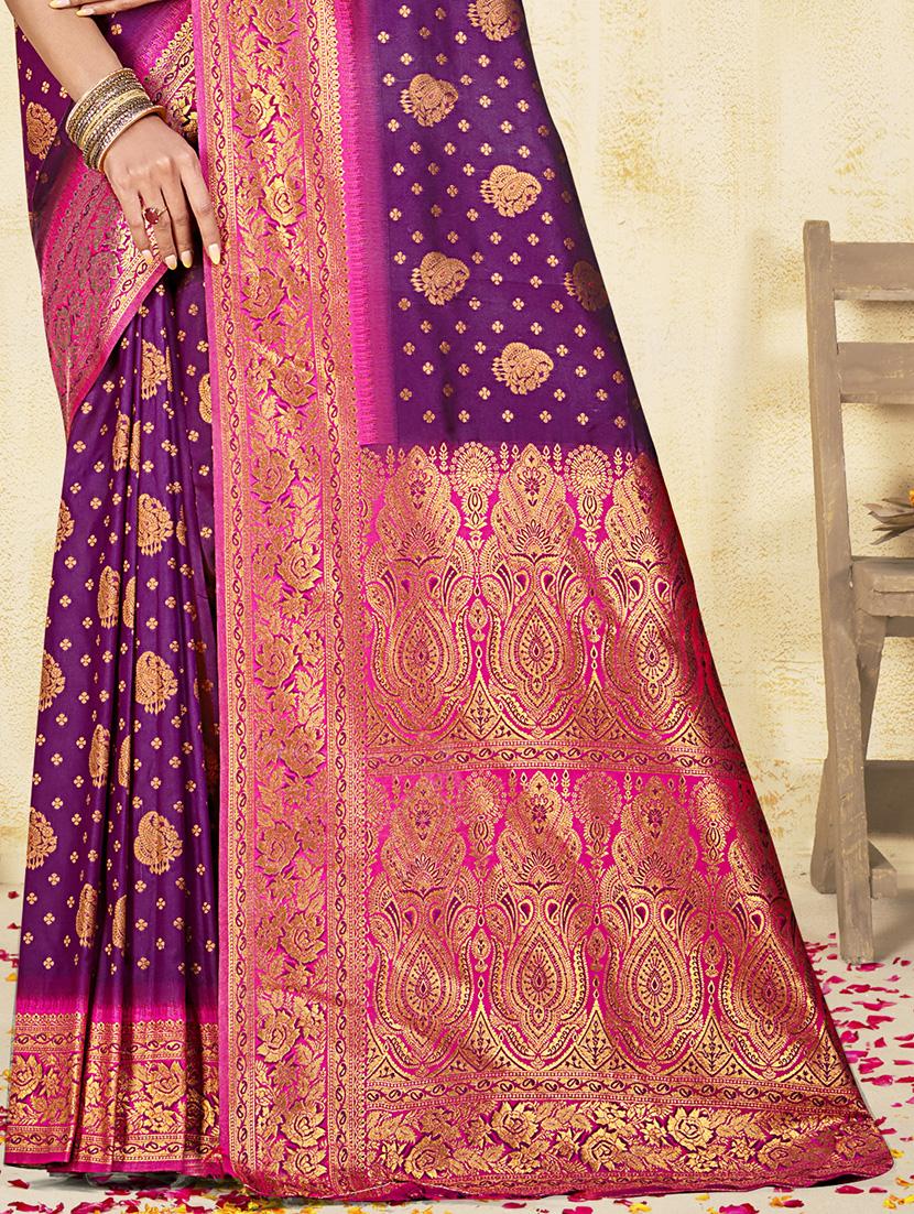 women self design banarasi saree with blouse - 21671325 - Standard Image - 2