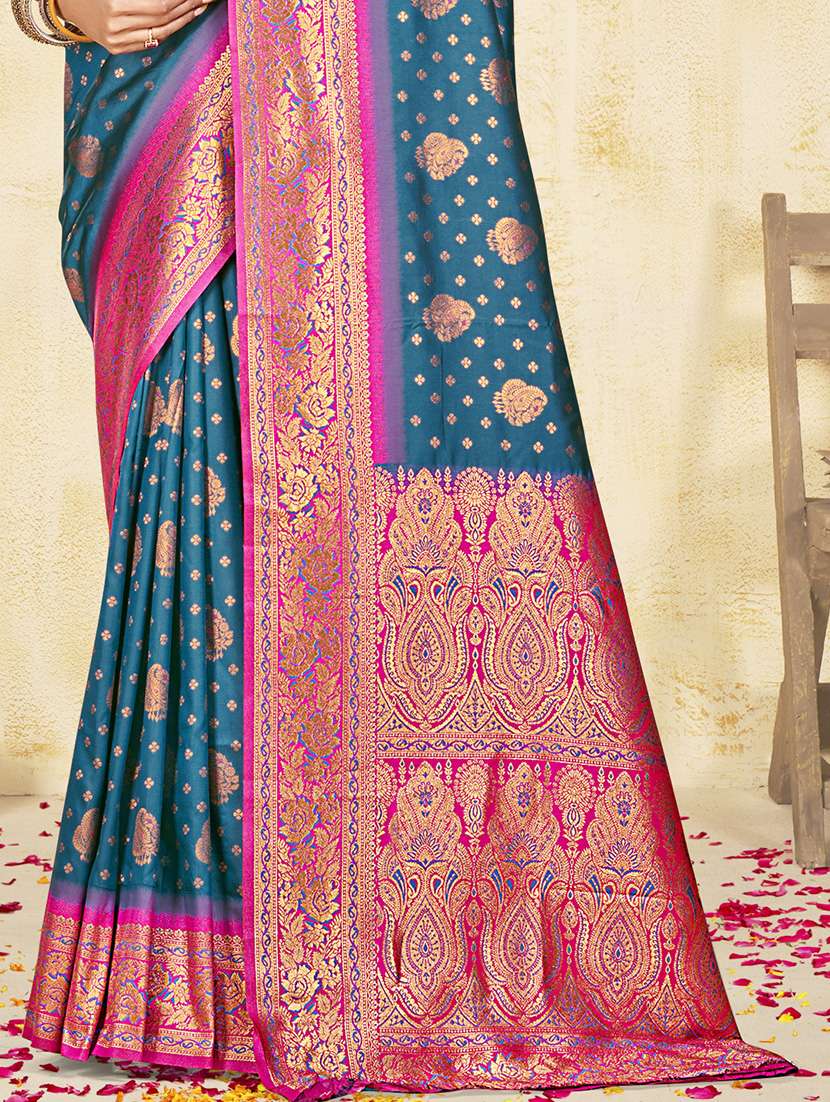 women self design banarasi saree with blouse - 21671329 - Standard Image - 2