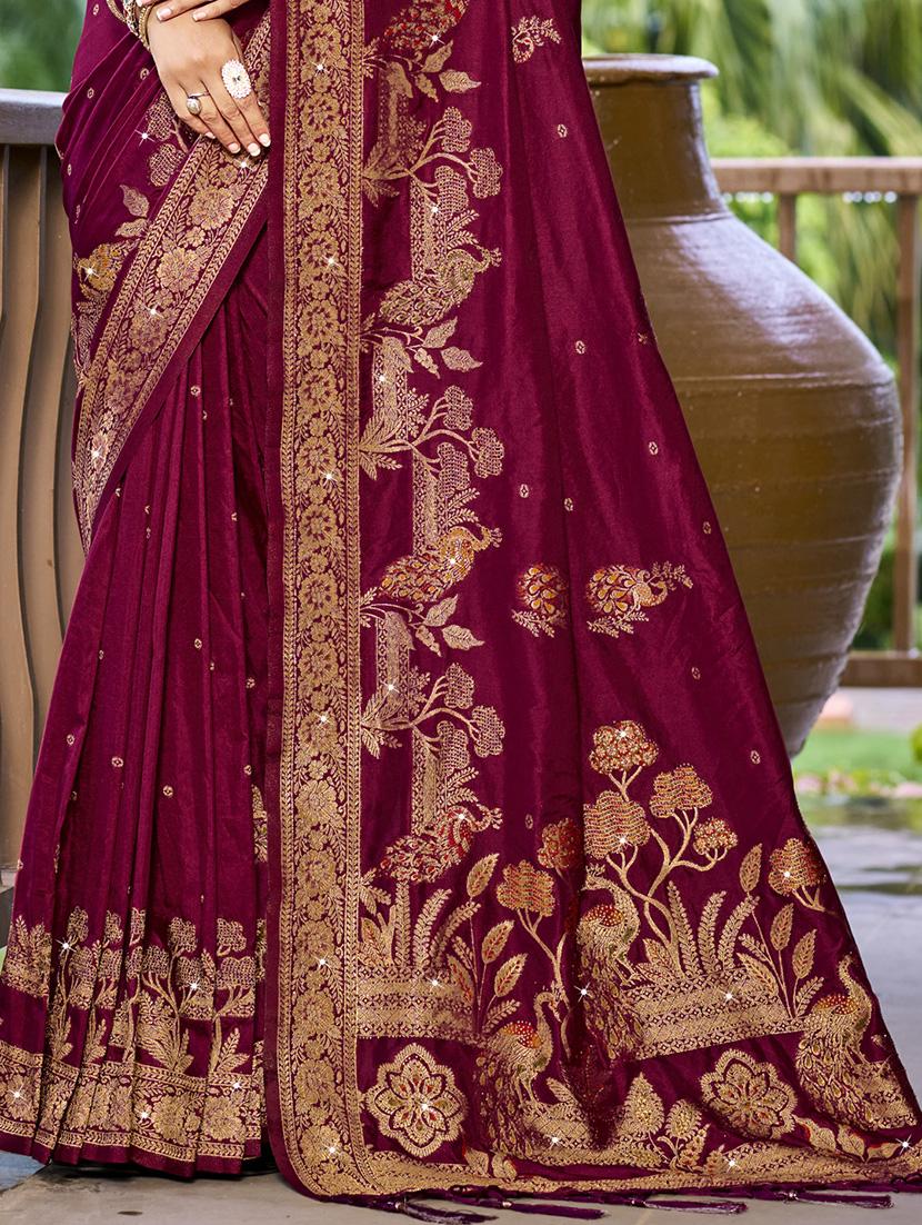 women self design banarasi saree with blouse - 21671337 - Standard Image - 2