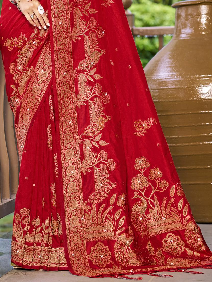 women self design banarasi saree with blouse - 21671340 - Standard Image - 2