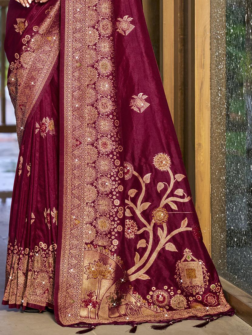 women self design banarasi saree with blouse - 21671341 - Standard Image - 2