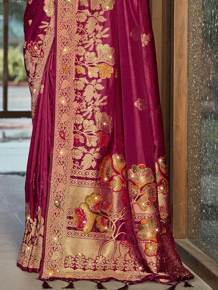 women self design banarasi saree with blouse - 21671343 - Standard Image - 2
