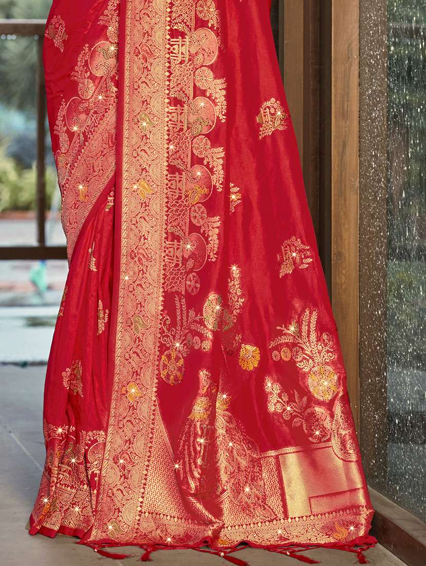 women self design banarasi saree with blouse - 21671346 - Standard Image - 2
