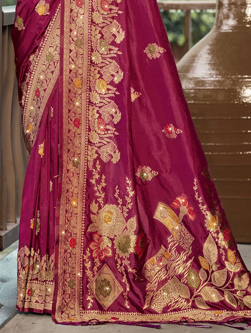 women self design banarasi saree with blouse - 21671347 - Standard Image - 2