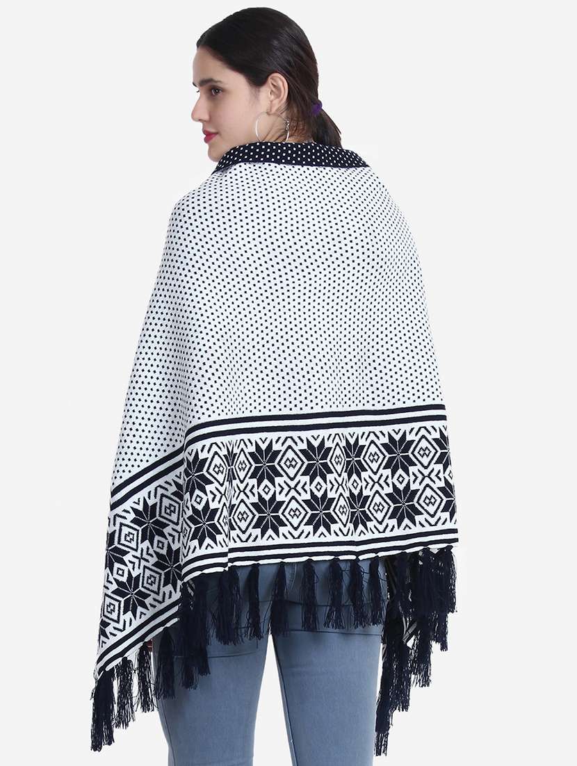 women white self designed poncho - 21671956 -  Standard Image - 2