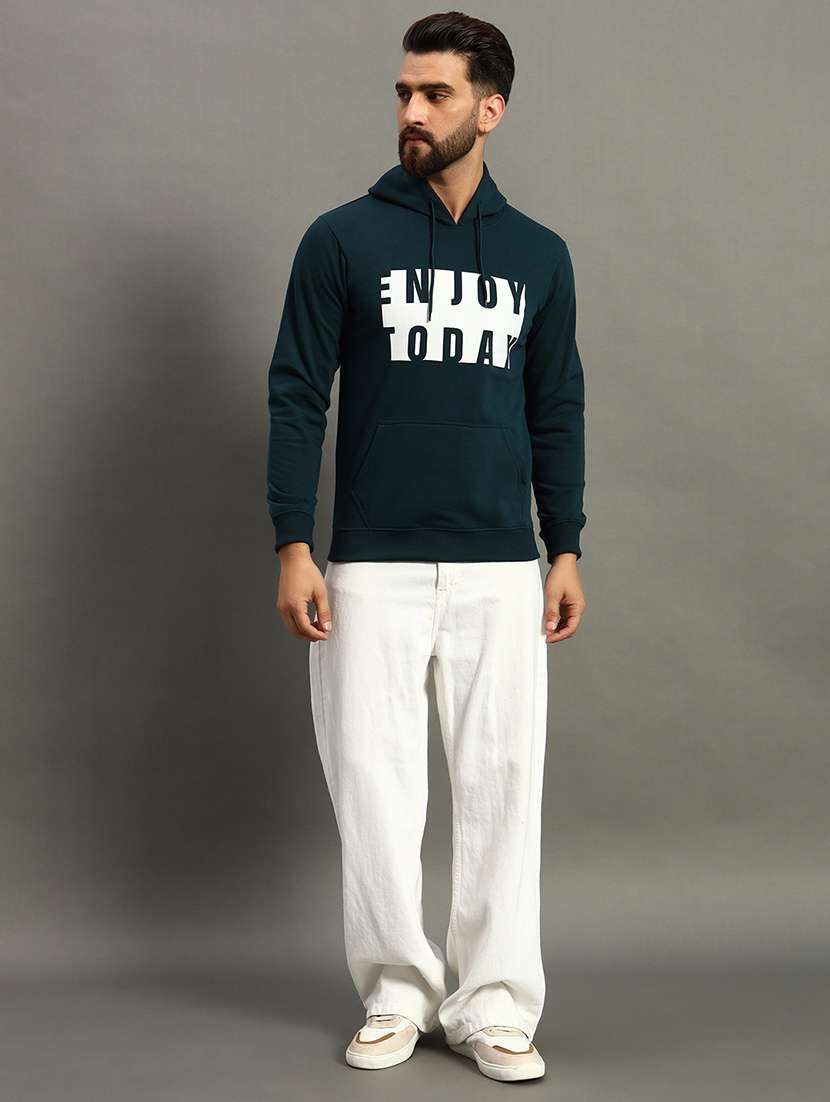 men long sleeves chest print sweatshirt - 21672184 -  Standard Image - 2