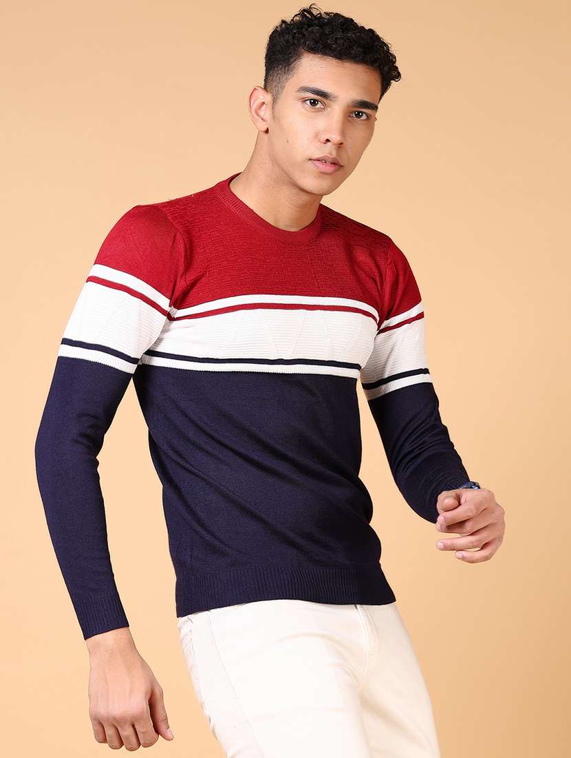 men acylic long sleeve pullover - 21672313 -  Standard Image - 2