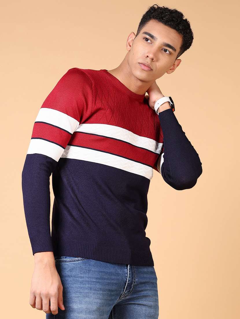men acylic long sleeve pullover - 21672314 -  Standard Image - 2