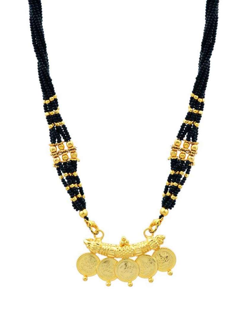 gold plated traditional mangalsutra for women - 21672776 -  Standard Image - 2