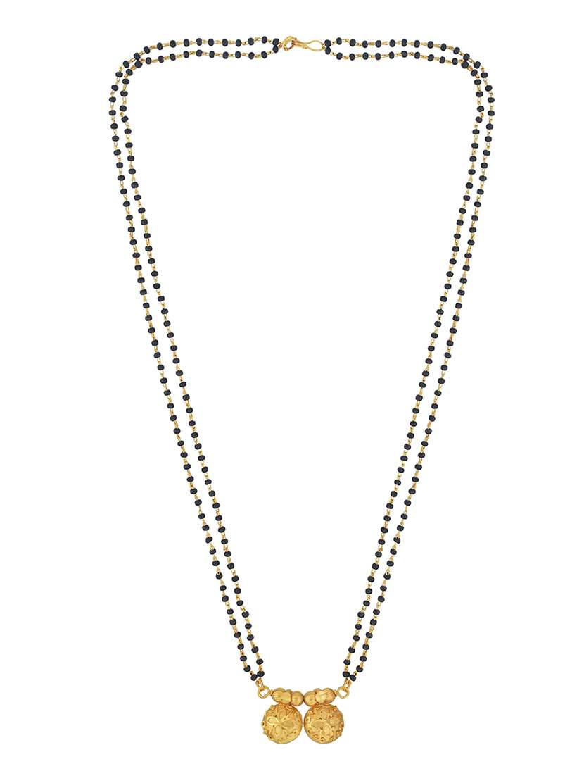 gold plated traditional mangalsutra for women - 21672786 -  Standard Image - 2