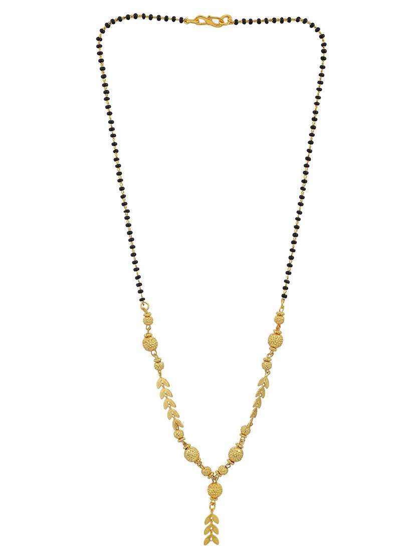 gold plated traditional mangalsutra for women - 21672790 -  Standard Image - 2