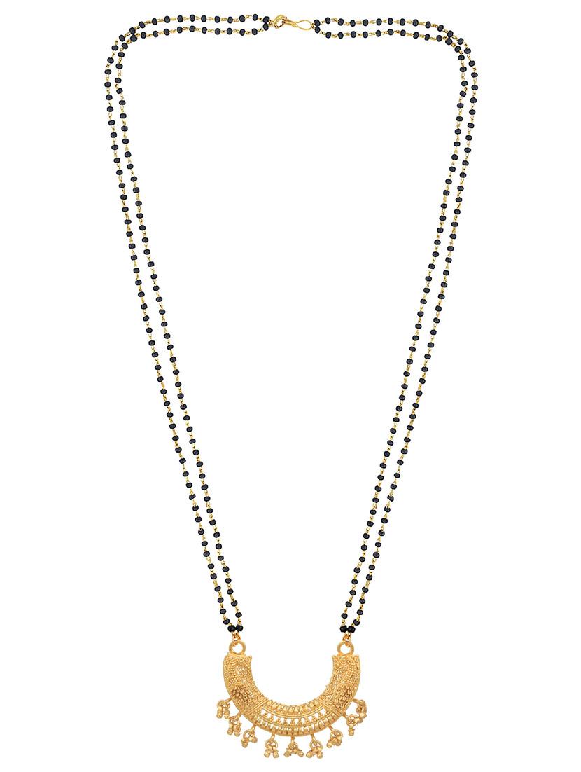 gold plated traditional mangalsutra for women - 21672815 - Standard Image - 2