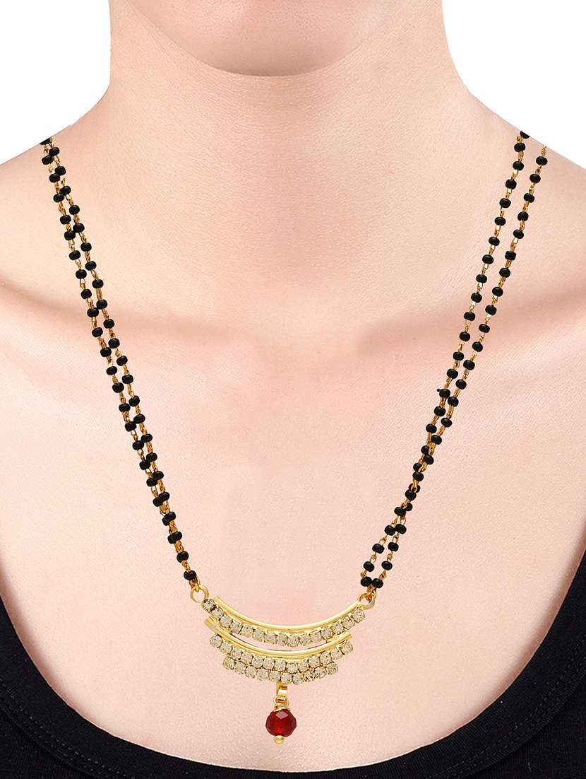 gold plated traditional mangalsutra for women - 21672816 -  Standard Image - 2