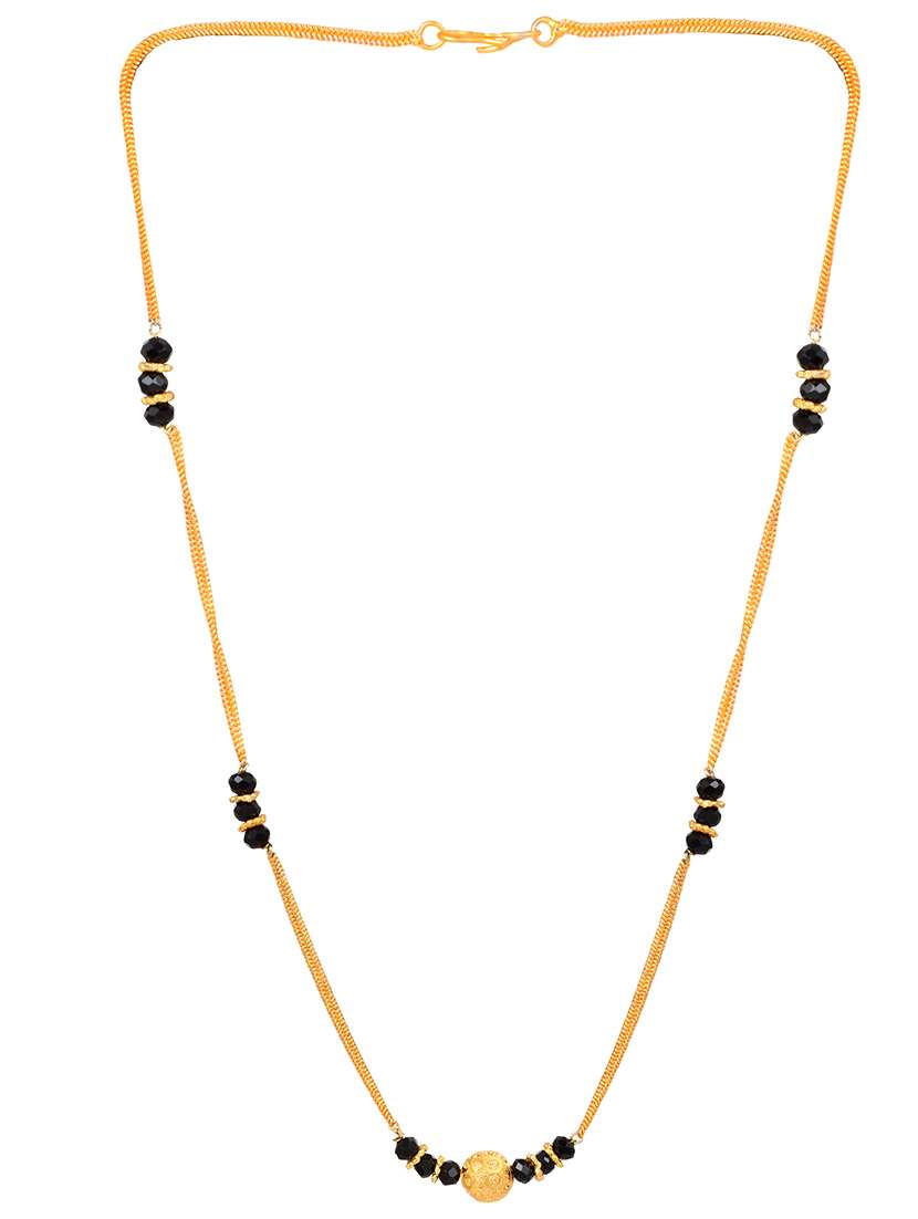 gold plated traditional mangalsutra for women - 21672837 -  Standard Image - 2