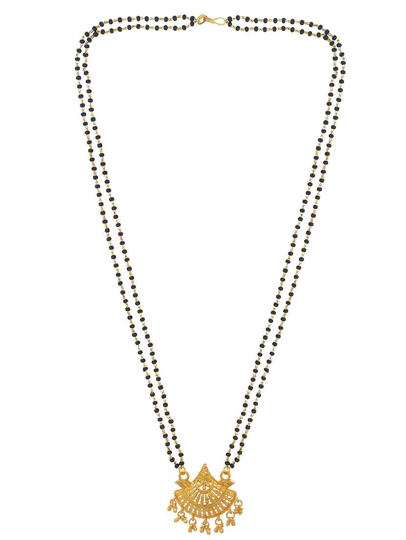 gold plated traditional mangalsutra for women - 21672853 -  Standard Image - 2